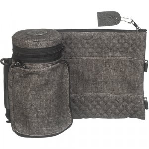 Insulated Weatherproof Tallit and Tefillin Bags  Gray