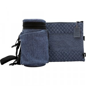 Insulated Weatherproof Tallit and Tefillin Bags  Blue