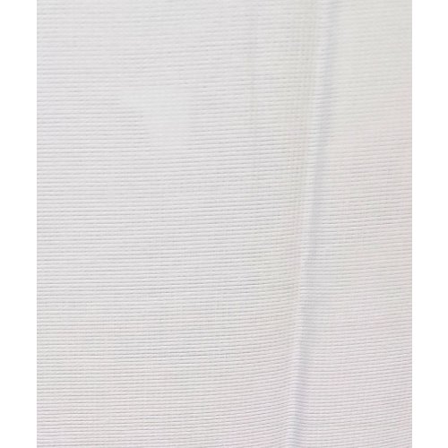 Acrylic Non-Slip Tallit, Textured Checkerboard Weave  White and Silver Stripes