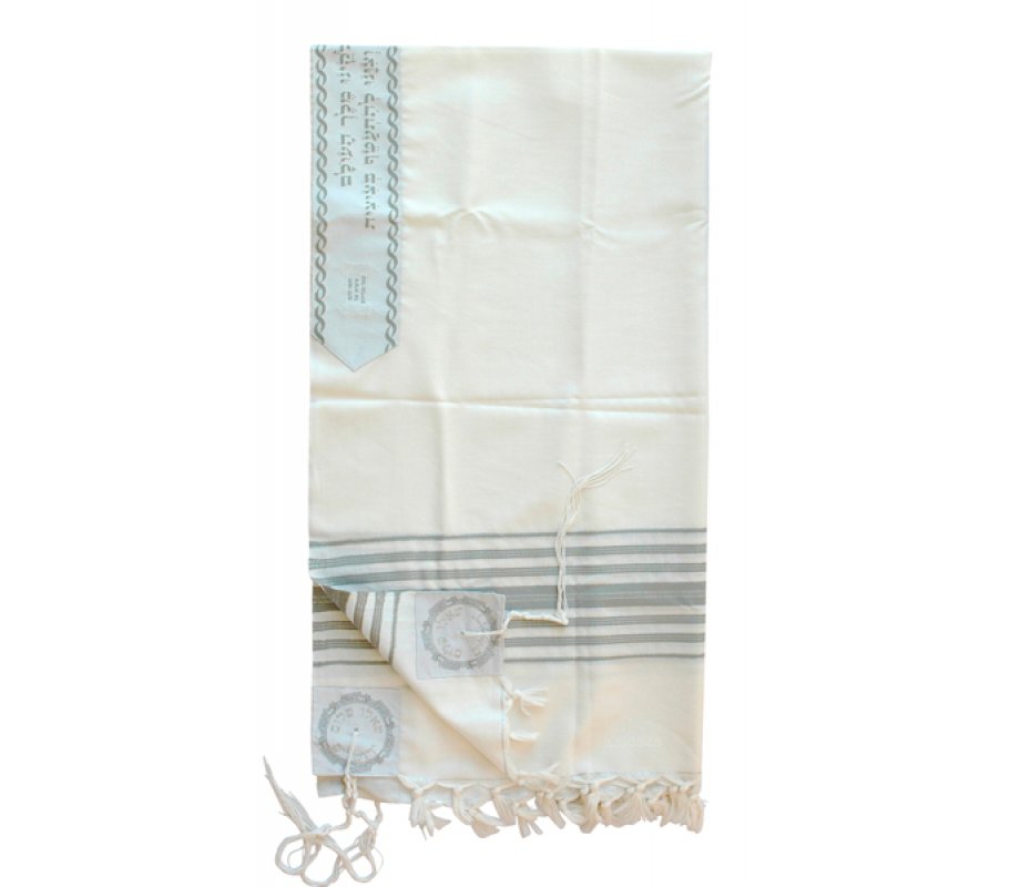 Chermonit Wool Tallit Prayer Shawl by Talitnia