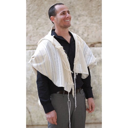 Crown Hand Woven Tallit by Weaving Creation