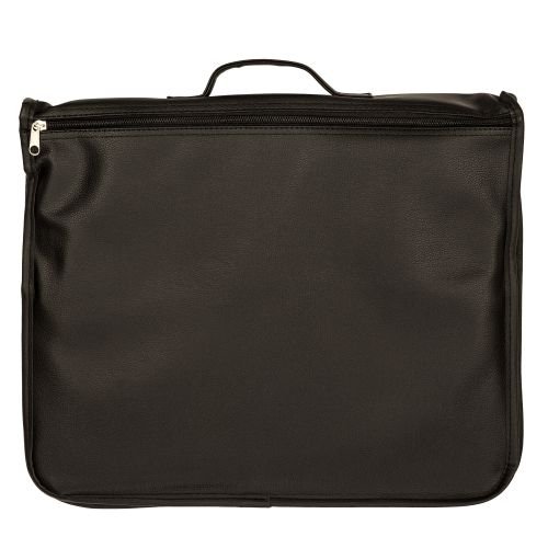 Faux Leather Extra Large Tallit and Tefillin Carrier Briefcase - Black