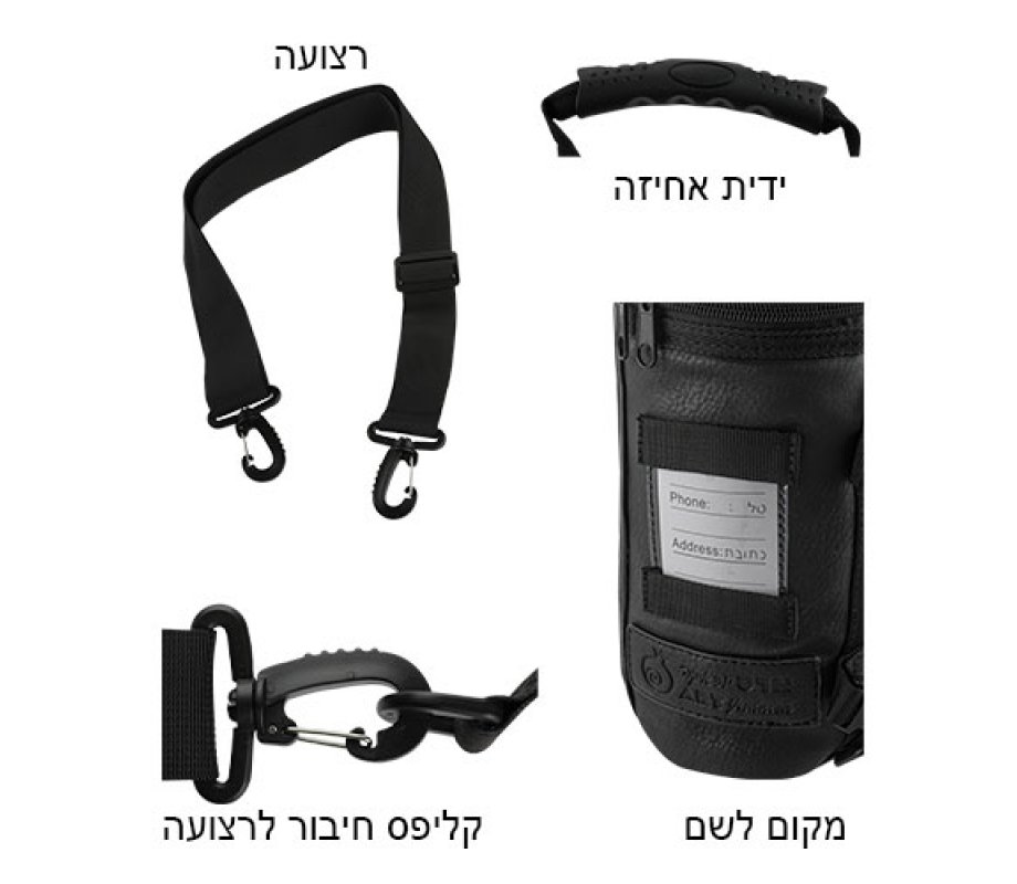 Insulated Weatherproof Tallit and Tefillin Bags with Aaronic Prayer – Dark Blue