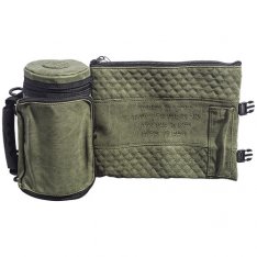 Insulated Weatherproof Thermal Tefillin Container with Tallit bag - Light Olive