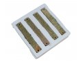 Jerusalem Stone Flat Mezuzah Case, Set of Four with Western Wall - 5.9