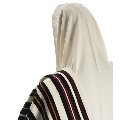 Joseph Coat Tallit Prayer Shawl - Rainbow Colors by Talitnia