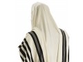 Malchut Non Slip Tallit Wool Prayer Shawl by Talitnia
