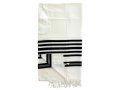 Malchut Non Slip Tallit Wool Prayer Shawl by Talitnia