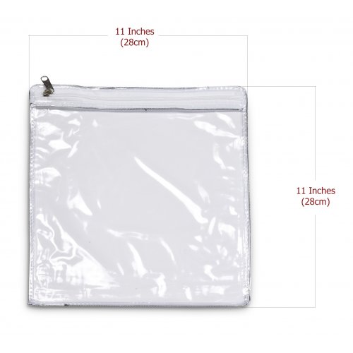 Protective Zippered Plastic Cover for Tefillin Bag – Transparent