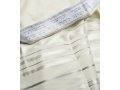 Traditional Tallit 100% Wool with White and Silver Stripes by Talitnia