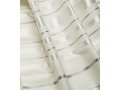 Traditional Tallit 100% Wool with White and Silver Stripes by Talitnia